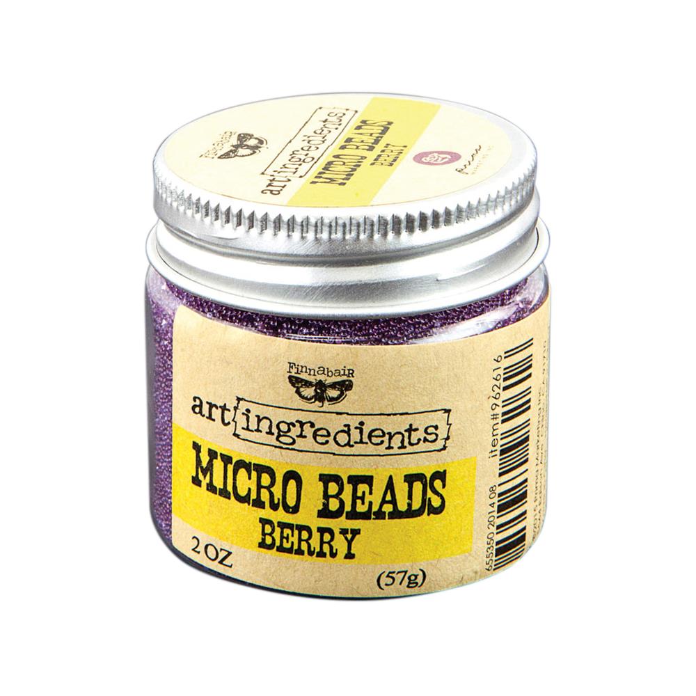 Finnabair Art Ingredients Micro Beads-Berry