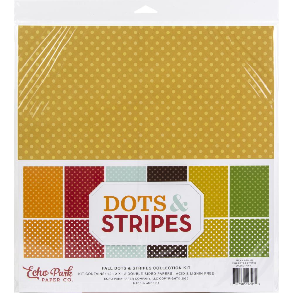 מארז דפי קארדסטוק- Dots/Stripes