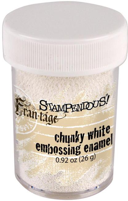 אבקת אמבוסינג- Chunky White