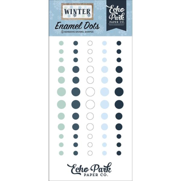 Enamel Dots- Winter